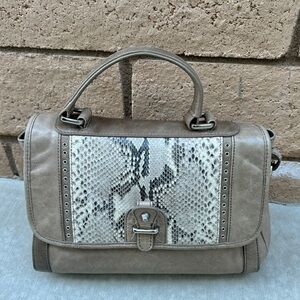 Rebecca Minkoff Snake Print Leather Purse Sachel